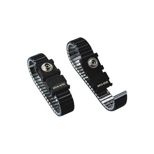 Ställbara handledsband av metall ESD