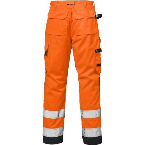 Orange/Marinblå
